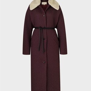 Wiggy Kit Zolta Coat Burgundy brand new nvr worn tags size large! Offer! Unique!